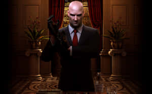Hitman Wearing Gloves Desktop Wallpaper