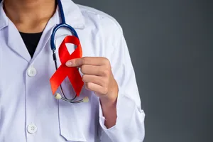 Hiv Red Ribbon Medical Symbol Wallpaper