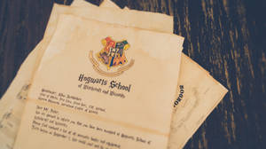 Hogwarts School Of Witchcraft And Wizardry Letters Wallpaper