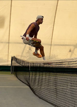 Holger Rune Jumping Wallpaper