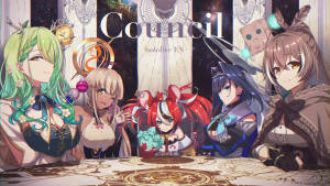 Hololive En Council Debut Poster Wallpaper