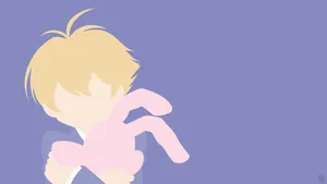 Honey Senpaiand Bunny Silhouette Wallpaper