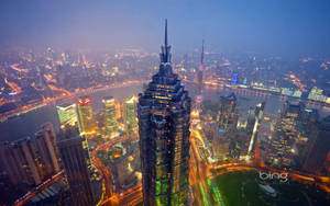 Hong Kong Cityscape At Night Wallpaper