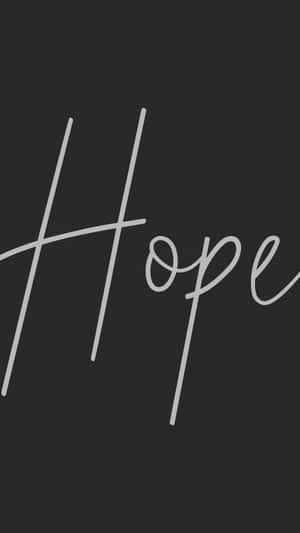 Hope Handwritten Wallpaper