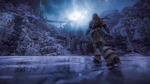 Horizon Zero Dawn Nighttime Screenshot Wallpaper