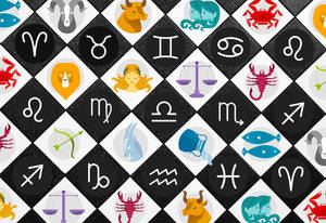 Horoscope Symbol Art Wallpaper