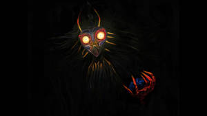 Horrific Glowing Eye Of Majora's Mask Wallpaper