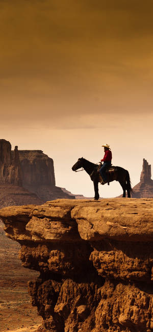 Horse Rider Red Dead Redemption Ii Phone Wallpaper