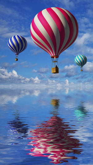 Hot Air Balloons Beautiful Phone Wallpaper