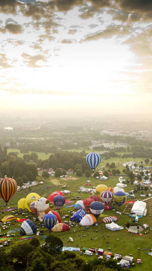 Hot Air Balloons Tents Albuquerque Wallpaper