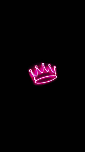 Hot Pink Aesthetic Crown Wallpaper