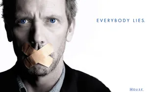 House Md Bandaged Mouth Wallpaper