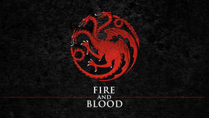 House Targaryen Three-headed Dragon Wallpaper