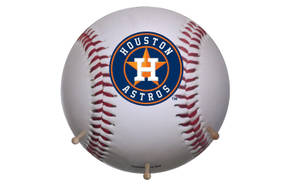 Houston Astros Baseball With Logo Wallpaper