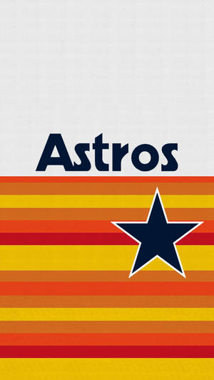 Houston Astros Minimalist Poster Wallpaper