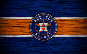 Houston Astros Orange Star Logo Wallpaper