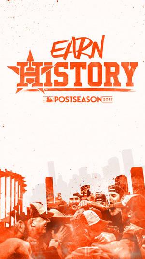 Houston Astros Two Toned Poster Wallpaper