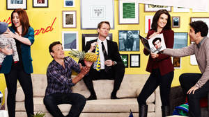 How I Met Your Mother Funny Scene With Marshall Wallpaper