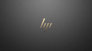 Hp In Premium Gold Wallpaper