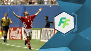 Hristo Stoichkov Holding Fifa Trophy Wallpaper