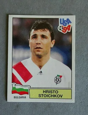 Hristo Stoichkov In Action During Usa 94 Fifa World Cup Wallpaper