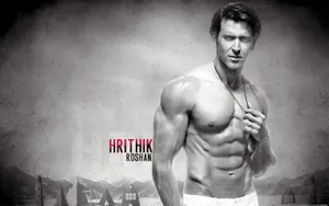 Hrithik Roshan Body Black And White Wallpaper