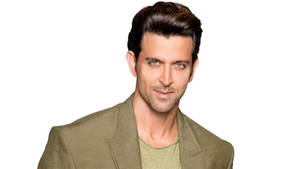 Hrithik Roshan Olive Green Suit Wallpaper