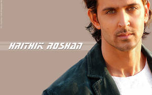 Hrithik Roshan White Lettering Wallpaper