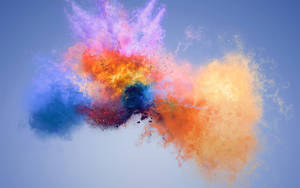 Huawei Colorful Splash Wallpaper
