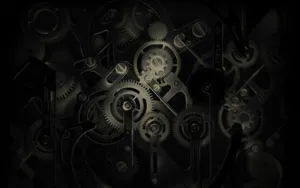 Huawei Mate Dark Gears Wallpaper