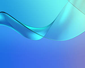 Huawei Mediapad M5 Blue Curves Wallpaper