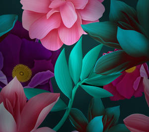 Huawei Nature Flowers Wallpaper