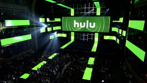 Hulu's Newfront Presentation Stage Wallpaper