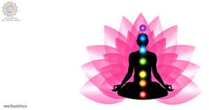 Human Art Chakra Pink Design Wallpaper