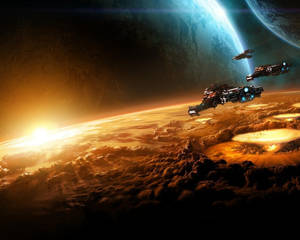 “humanity Is Reaching New Heights In The World Of Sci-fi” Wallpaper