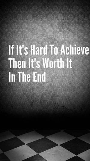 Humble Effort Quote Wallpaper