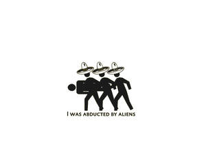 Humor Abducted By Aliens Wallpaper