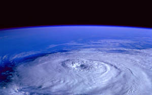 Hurricane In Cosmic Space Wallpaper