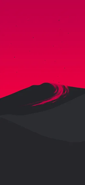 Hype Pink Dunes Wallpaper