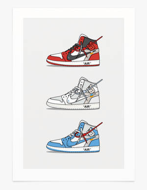 Hypebeast Cartoon Shoe Wallpaper