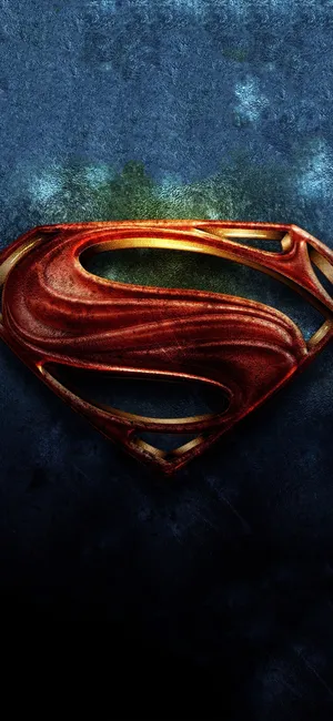 Hyperrealist Superman Symbol Iphone Wallpaper
