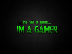 I'm A Gamer Gaming Profile Wallpaper