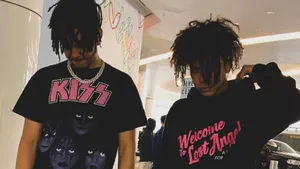 Iann Dior With Friend Wallpaper