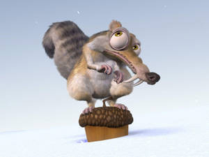 Ice Age Eager Scrat Wallpaper