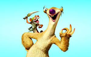 Ice Age Sid Goofy Smile Wallpaper