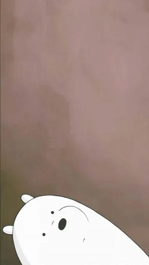 Ice Bear We Bare Bears Tilting Head Wallpaper