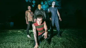 Ice Nine Kills Scary Faces At Night Wallpaper