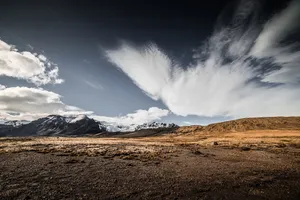 Iceland Brown Landscape Nature Scenery Wallpaper