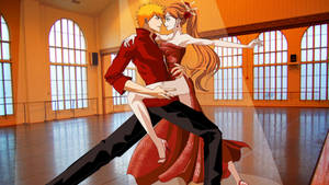 Ichigo And Inoue Anime Dance Wallpaper