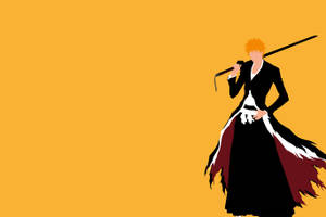 Ichigo Bankai Minimalist Wallpaper